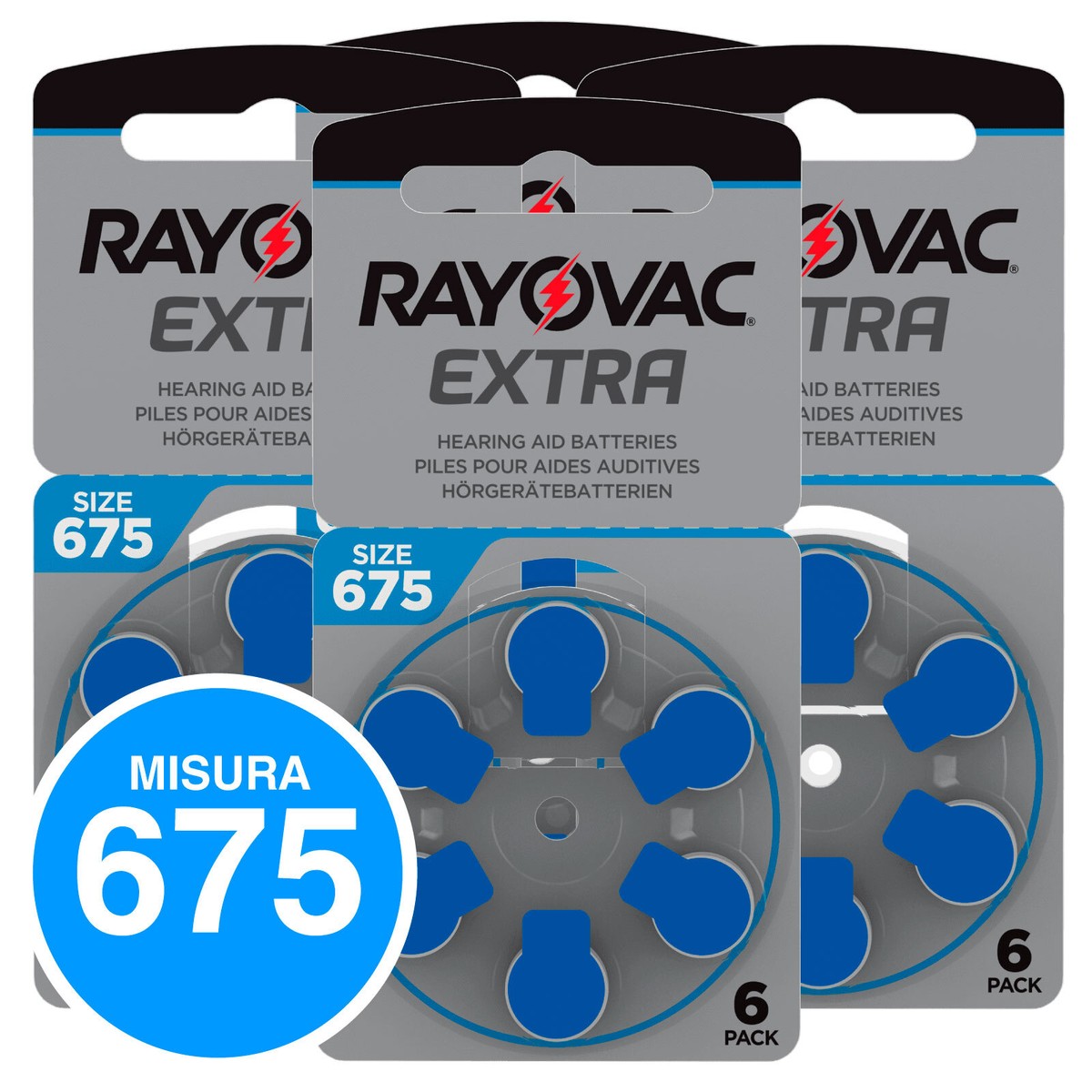 PACCO Batterie RAYOVAC UDIVITA Misure PILE Per Apparecchi Acustici Protesi Udito - Foto 13