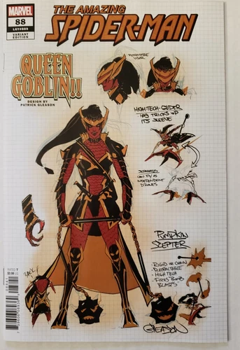 AMAZING SPIDER-MAN #88 1st GOBLIN QUEEN 1:10 GLEASON DESIGN VARIANT Marvel Comic