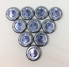SNAPPLE Caps With Random "Real Fact" On The Inside Lot of 70 Silver Real Facts