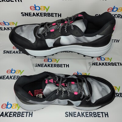 Nike ACG Lowcate Grey Pink Hiking Shoes MEN'S 11.5 DR1030 001