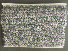 10 YARDS TRI BUD BRAID TRIM IN SHADES OF PURPLE