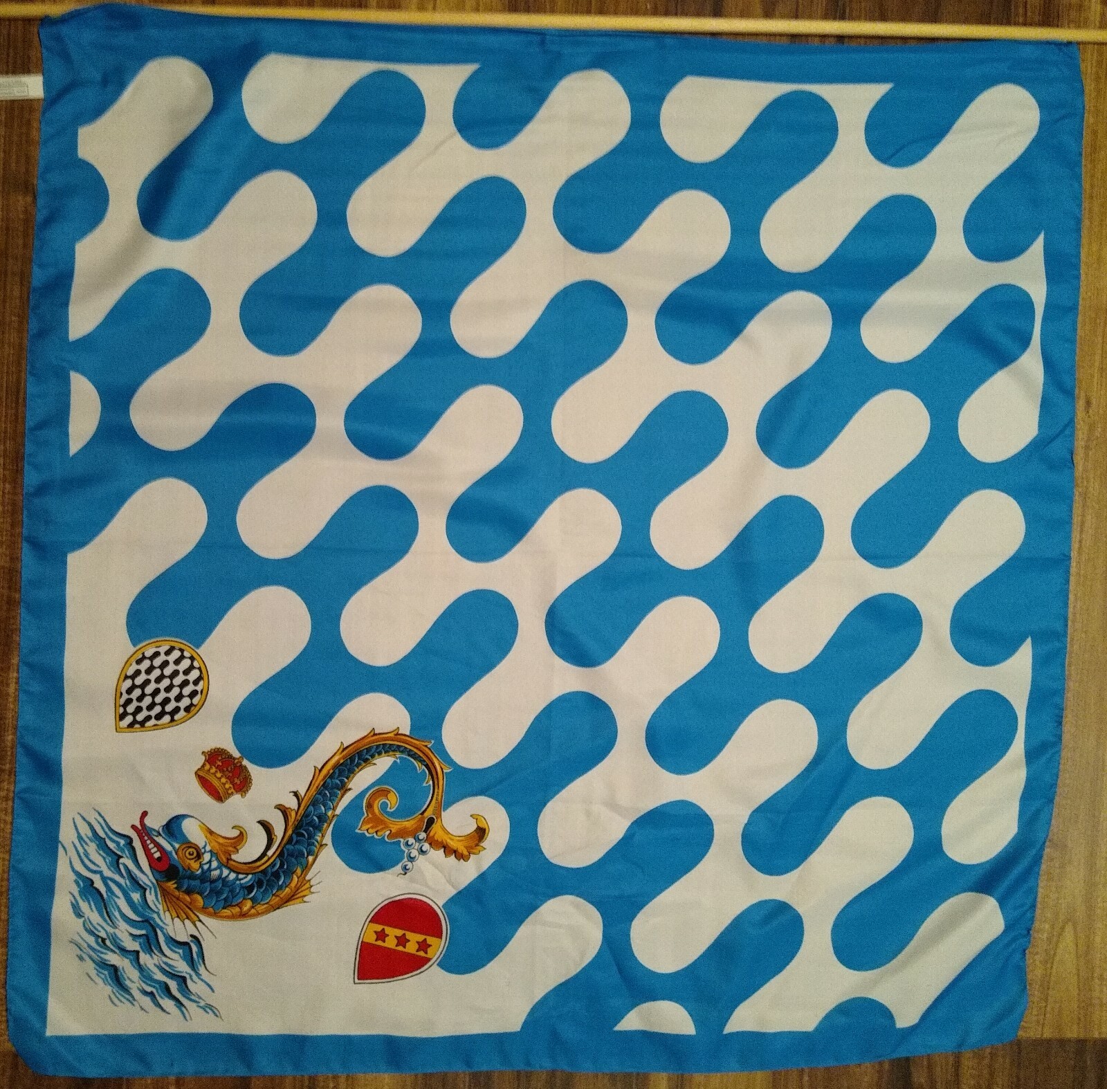 30" Palio di Siena Italian Horse Race Contrade Polyester Flag Scarf