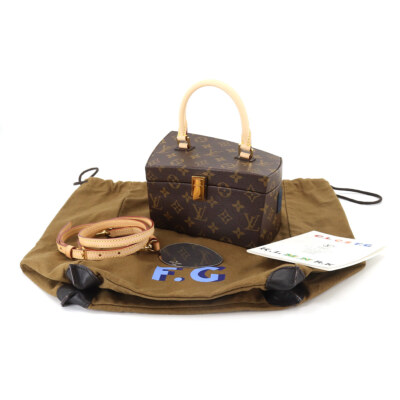 LOUIS VUITTON Monogram Twisted Box 2way Hand Shoulder Bag M40275 