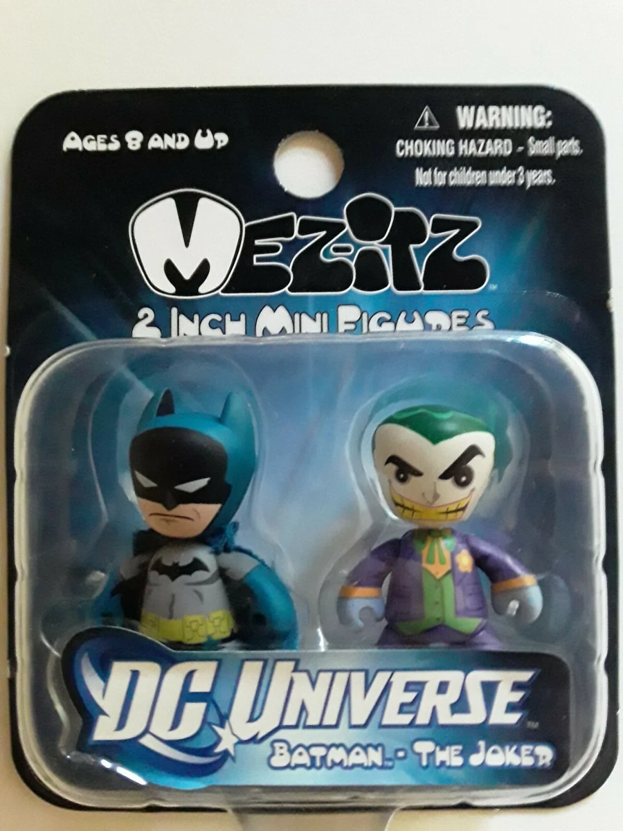 DC Universe Mini Mez-Itz Batman and Joker Figures 2-Pack