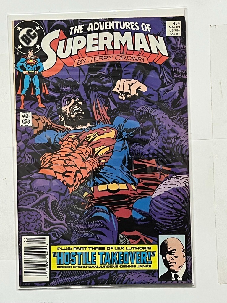 DC COMICS THE ADVENTURES OF SUPERMAN #454 MAY 1989 COMIC. | eBay