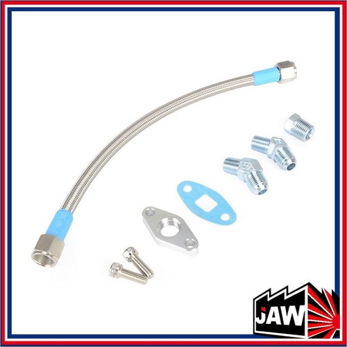 Turbo Oil Drain Return Line Hose Kit Garrett T3 T4 T04B T04E / IHI RHC6
