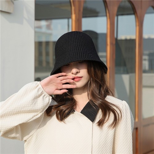 Wide Brim Straw Hat Hollow Sun Visor Cap New Beach Cap for Outdoor Summer - Picture 11 of 19