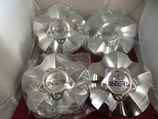 Tapas centrales de rueda personalizadas cromadas Antera Wheels # 191 341 001 (4 tapas)