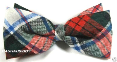 FLIEGE TARTAN MACDUFF KLEID 100 % REINE WOLLE CLAN KILT HERGESTELLT IN SCHOTTLAND HERRENBEKLEIDUNG