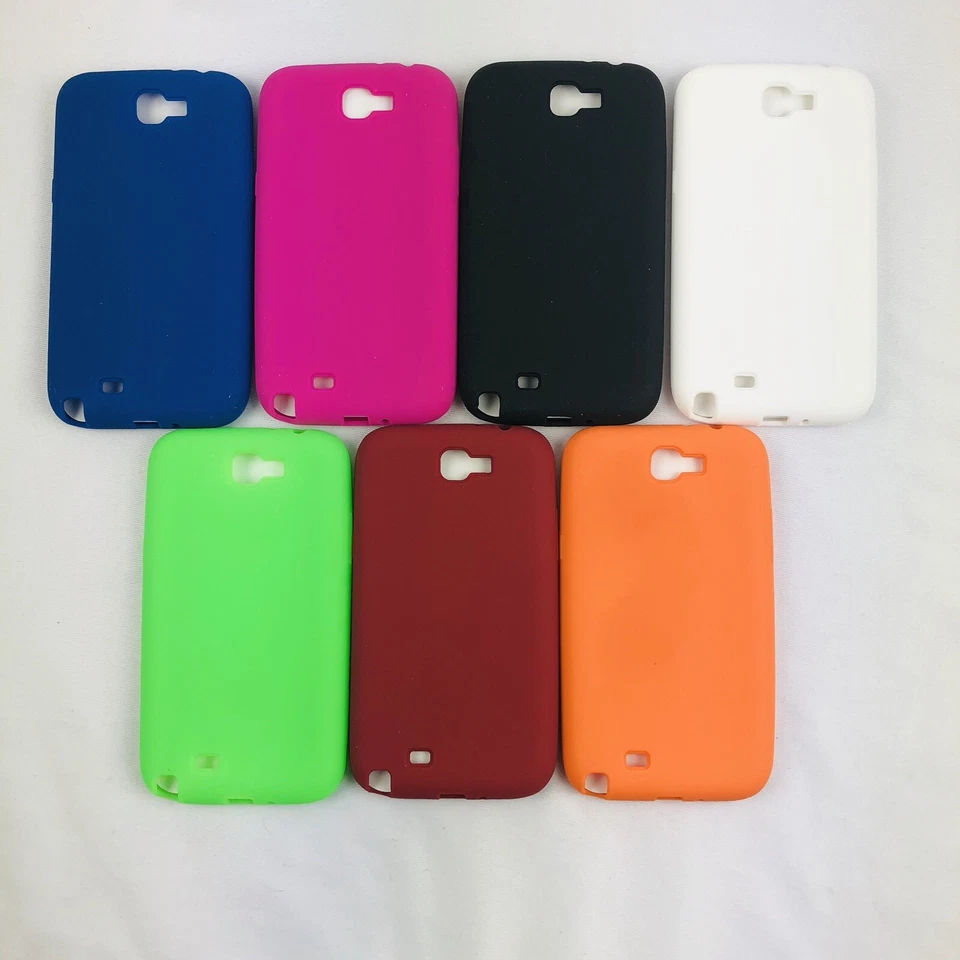 三星 Galaxy Note 2 N7100 软胶硅胶橡胶薄多种颜色 — 第 2/4 张图片