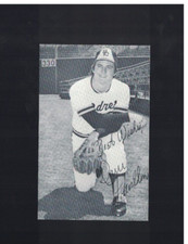 Dave Freisleben San Diego Padres Signed Photocard W/Our COA PCBX2