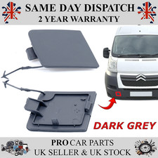 FRONT BUMPER TOW TOWING EYE COVER FOR PEUGEOT BOXER 2006-2014 7414TC