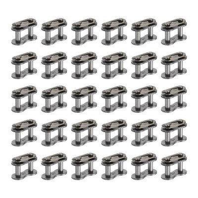 PAGOW 30pcs 40 Roller Chain Connecting Links, Master Connector #40