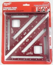 NEW MILWAUKEE 2-PACK 7" RAFTER SQUARE REINFORCED SPEED FRAME MLSQ070G