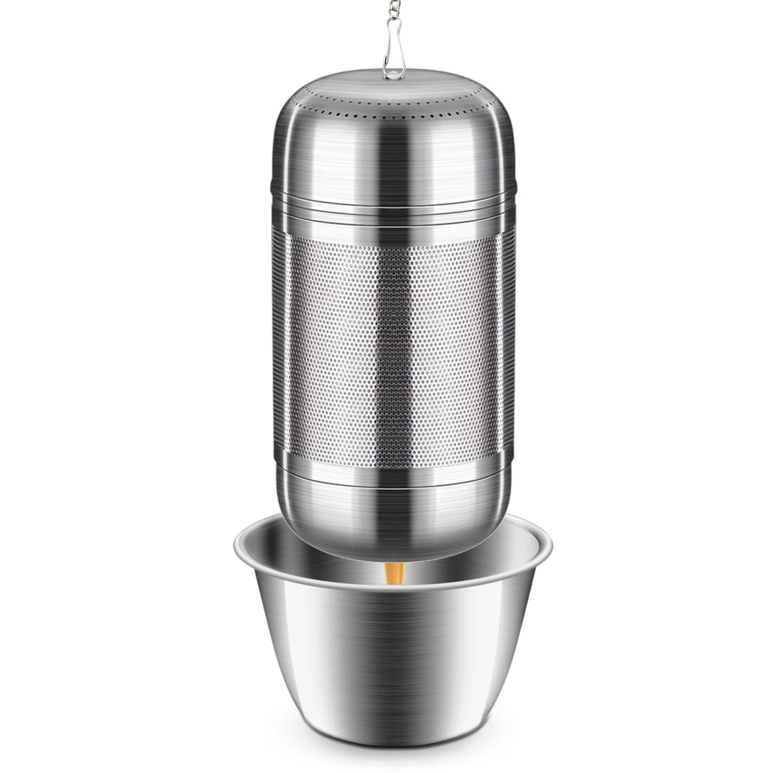 Extra Fine Mesh 316 Stainless Steel Tea Infuser for Loose Leaf Tea Enthusiasts