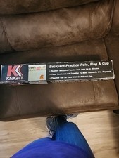 Knight Backyard Practice Pole Flag and Cup Set for Golfers