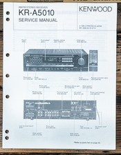 Kenwood KR-A5010 Receiver Service Manual Original 