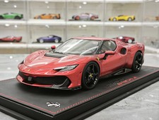 BBR 1/18 Ferrari 296 Speciale Limited Resin Diecast Model Car Yellow/Red Gifts