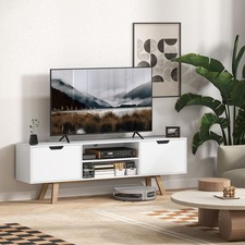 Produktbild - TV-Schrank, Fernsehtisch für Fernseher bis zu 65 Zoll, Lowboard Refurbished