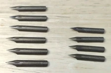 (6) Old JOSEPH GILLOTT'S 303 Extra Fine & (4) 170 Warranted Dip Pen Nibs England