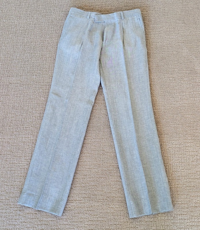 Hugo Boss Summer Slacks - Light grey - Single pleat