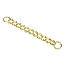 Purse Strap Extender 8.7-Inch, Bag Extender Chain Yellow Gold, 0.8 Width
