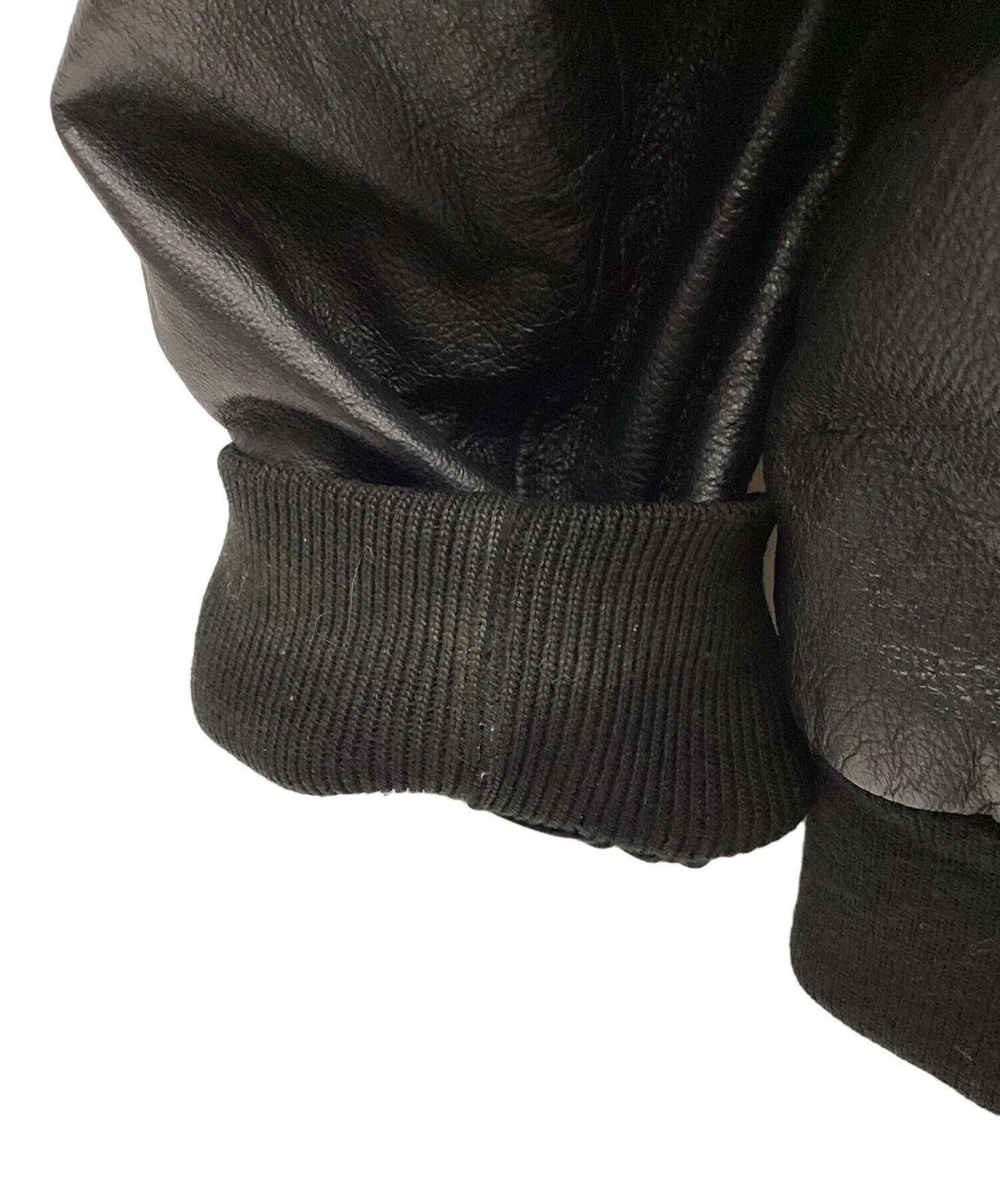 Boeing Leather Jacket Men's Size 2XL Black image 8