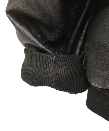 Boeing Leather Jacket Men's Size 2XL Black image 8