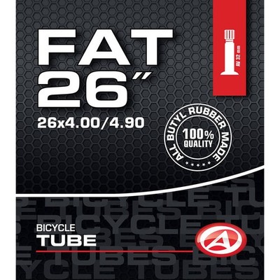 Fatbike Schlauch 26 Zoll Fahrrad Author Butyl AV Autoventil 32mm 100/130-559