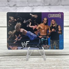 1999 WWF Attitude Vending Prism Sticker WWE Wrestling Edge Christian