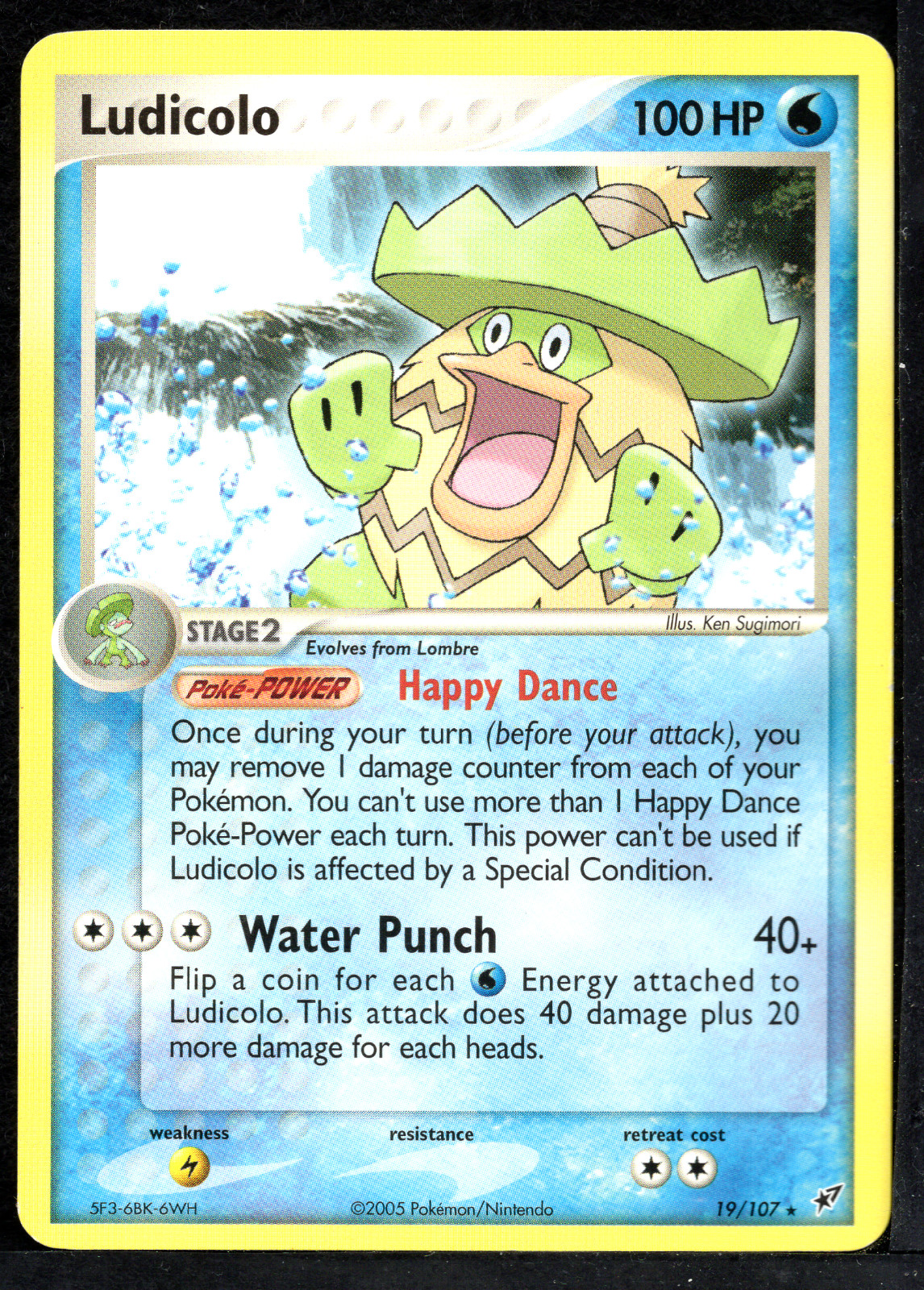 Ludicolo 19/107 (NM) - EX Deoxys - Non-Holo