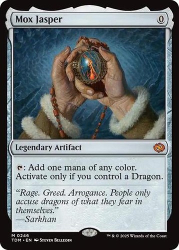 Mox Jasper -Foil Near Mint MTG Tarkir: Dragonstorm