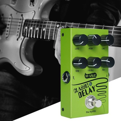 Klassisches Analog Delay Pedal 600ms Maximale Verzögerungszeit für verschieden