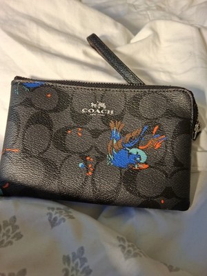 Coach Birdy Love Birds wristlet Small Purse