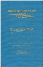 AUSTIN HEALEY 100/6 (BN4 FROM CH.48863 & BN6) 1956-59 ORIG OWNERS HANDBOOK *VGC*