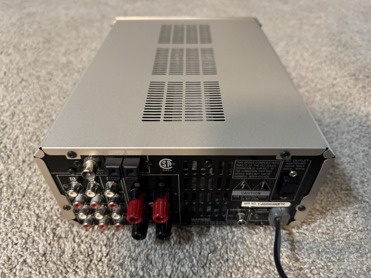 Yamaha RX-E100 Stereo Receiver — Compact Hi-Fi Audio — Semi-tested