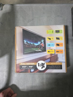 QualGear Full Motion TV Stand Wall Mount 23 -42 Inch  QG-TM-006-blk