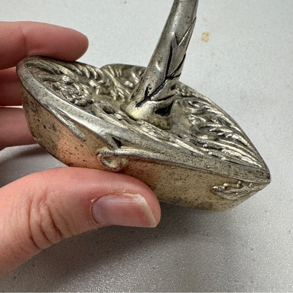 Godinger Silver Company Corazón Anillo Joyería Soporte Decoración Foto 4 de 4