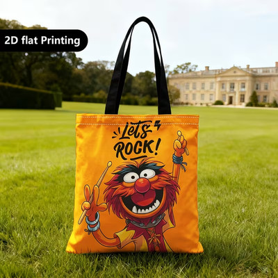 Muppets Mayhem Tote Bag Animal Lets Rock Electric Mayhem