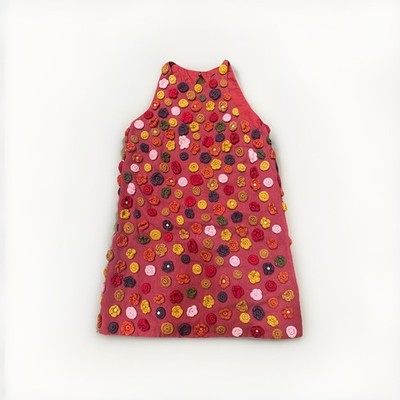 ANTHROPOLOGIE nwt guild kallos flower appliqué shift mini dress Sz 6 SOLD OUT