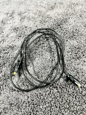 TOSLINK Fiber Optical Optic Digital Audio SPDIF Cable Cord - Dolby DTS-HD - 3ft