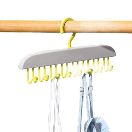 Space Saving Multi Hook Closet Organizer for Bras Tank Tops Scarves Storage - Zdjęcie 11 z 17