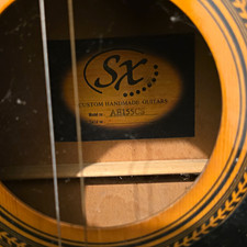 SX Custom Handmade Guitars AE155CS 6-String RH Dreadnought Sunburst