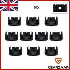 Pack of 10 Brake Line Clips - BLACK - Suitable for 5mm (3/16") Brake Pipes UK