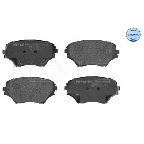 Plaquettes de frein Meyle 0252358517 pour système de frein à disque Toyota