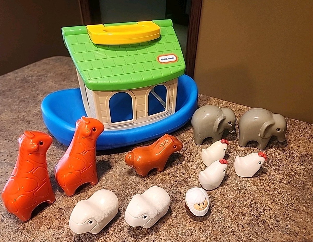 little tikes リトルタイクス トドルトッツ ノアの方舟 プレイセット Vintage Little Tikes NOAH'S ARK - Complete w/ Toddle Tots