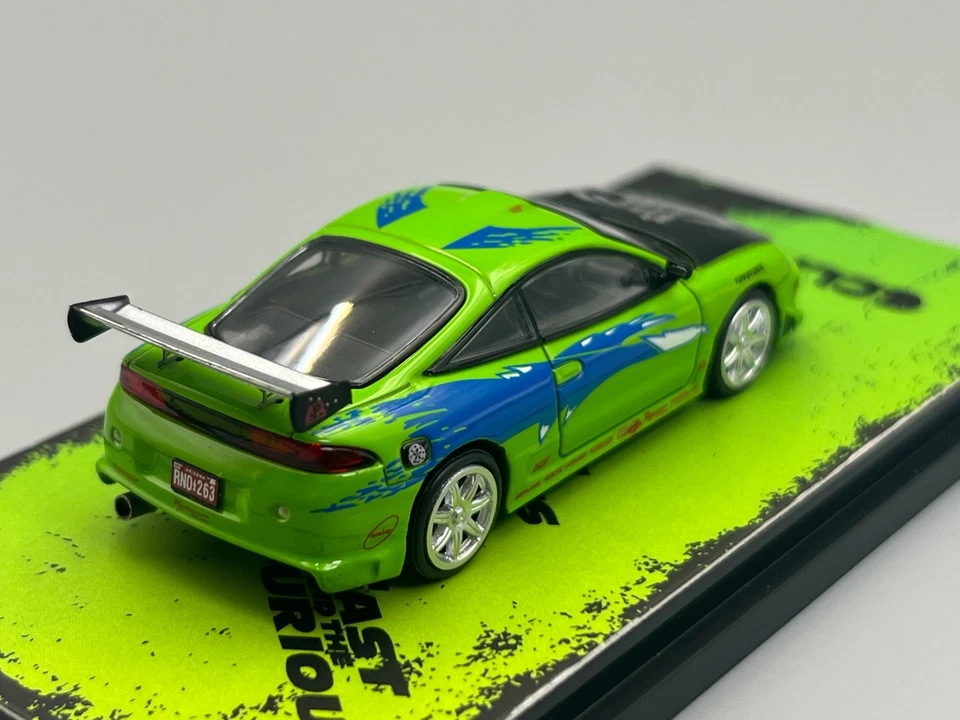 Brian's Mitsubishi Eclipse GSX The Fast and the Furious 1/64 scale with display - Image 4 of 4