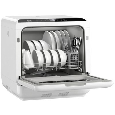 Countertop Dishwasher, Portable Mini Dishwasher with 1.6 Gal Built-in Water
