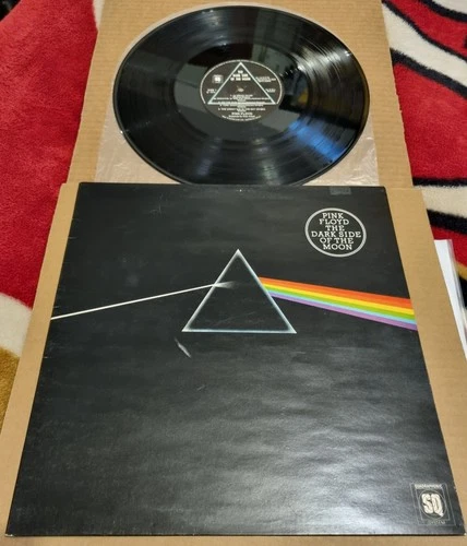 Pink Floyd Aussie Quad 1973 Dark Side Of The Moon 1973 Q4 SHVLA 804 G/F LP VG