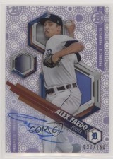 2018 Bowman High Tek Prospects Purple Rainbow Diffractor Alex Faedo Auto 6ks